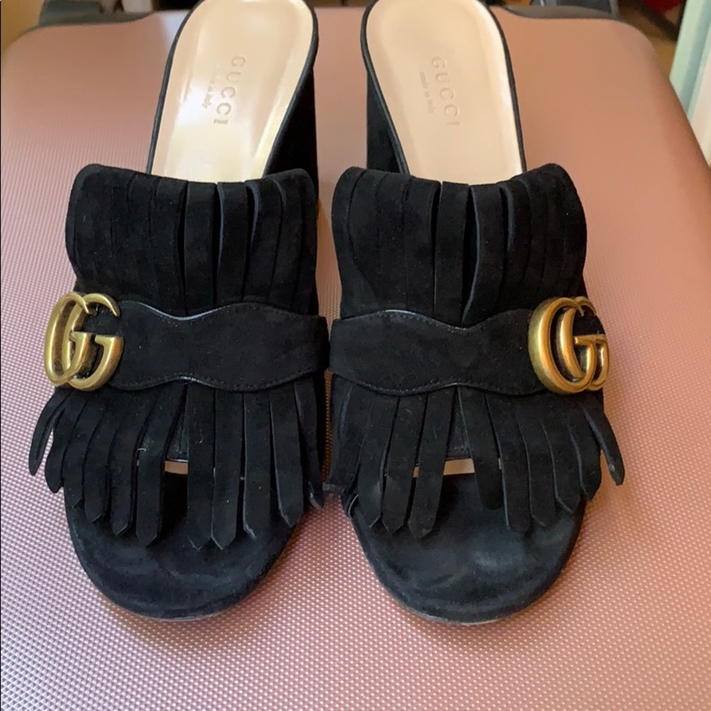 Gucci Mormont block heel